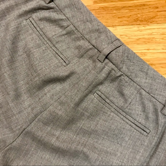J. Crew Cafe Trouser Gray Wool Flannel Size 8 - Picture 5 of 6